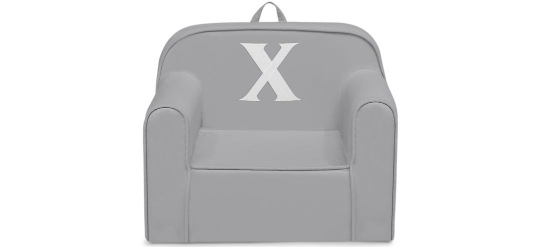 Cozee Monogrammed Chair Letter X