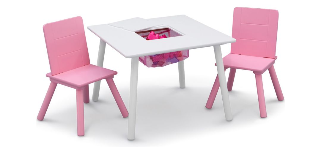 Table and Two Chair Set with Storage by Delta Children