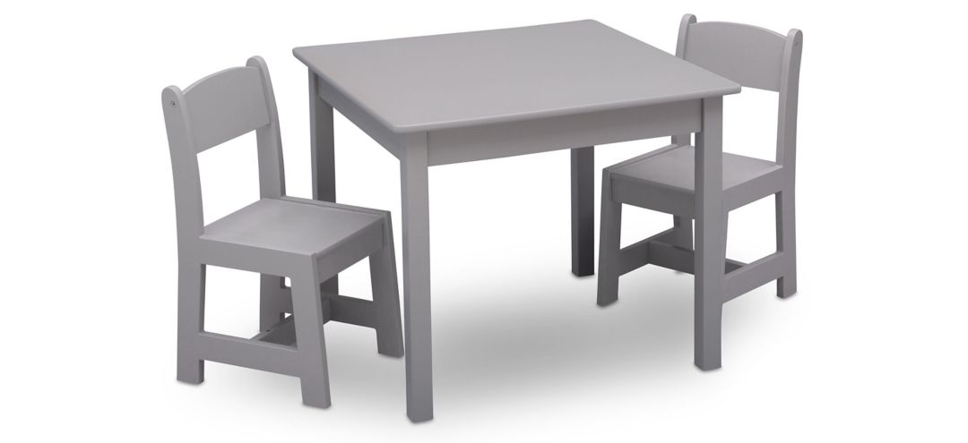 MySize Wood Table and Two Chair Set by Delta Children