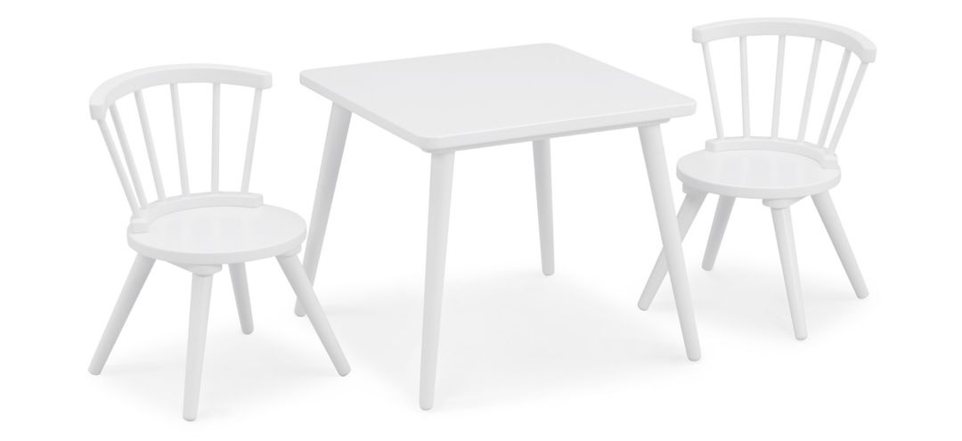 Windsor Table and Two Chair Set by Delta Children