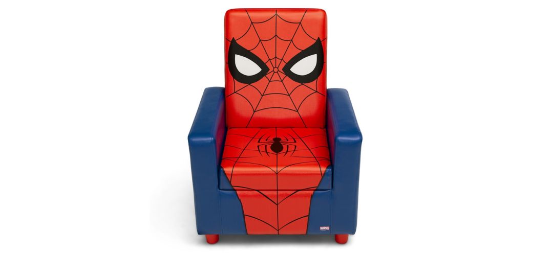 Spider-Man High Back Upholstered Kids Chair by Delta Children
