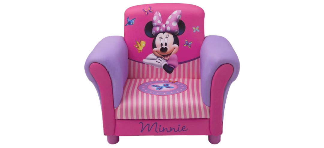 Disney Minnie Mouse Upholstered Kids Chair by Delta Children