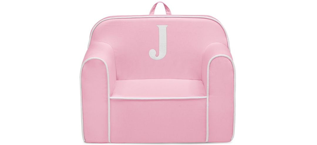 "Cozee Monogrammed Chair Letter ""J"""