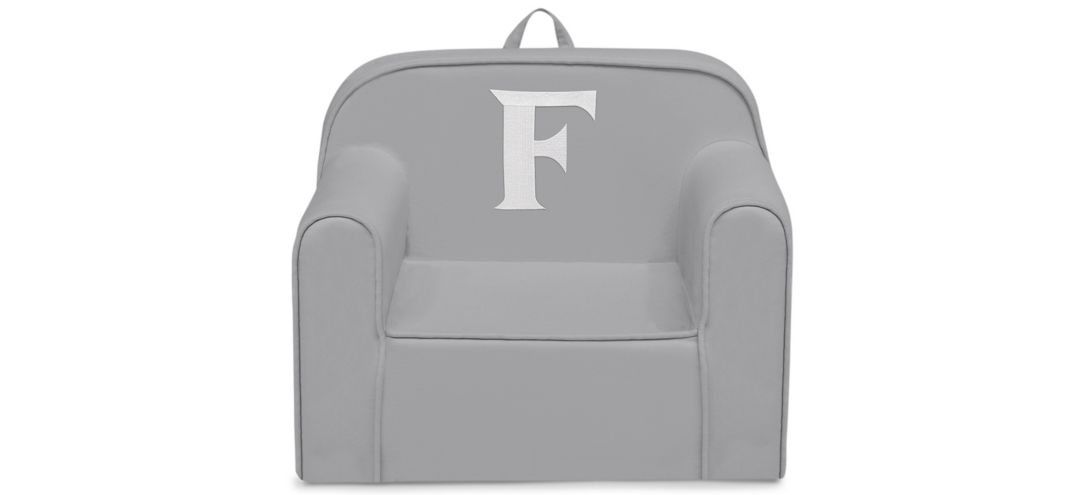 "Cozee Monogrammed Chair Letter ""F"""