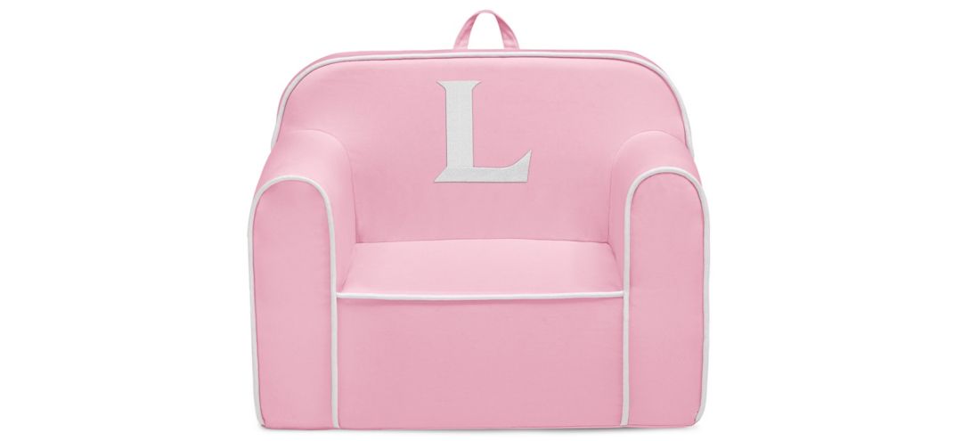 "Cozee Monogrammed Chair Letter ""L"""