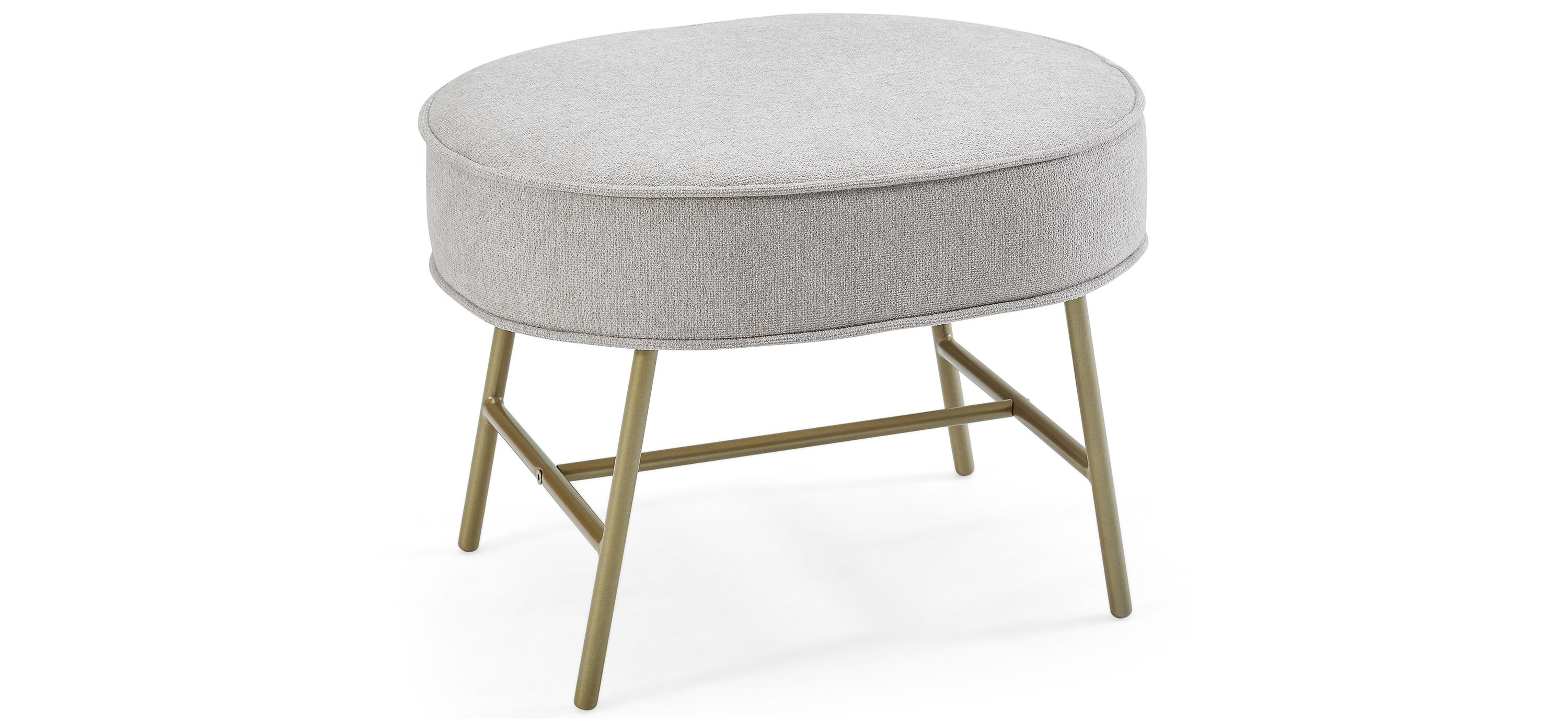 Ella Ottoman with LiveSmart Evolve Fabric by Delta Children