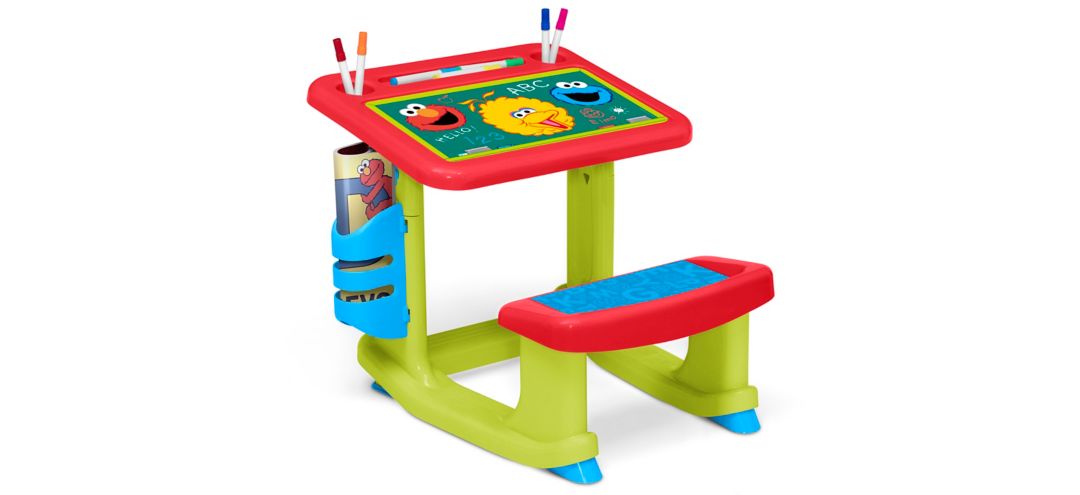 571287460 Sesame Street Draw and Play Desk by Delta Children sku 571287460