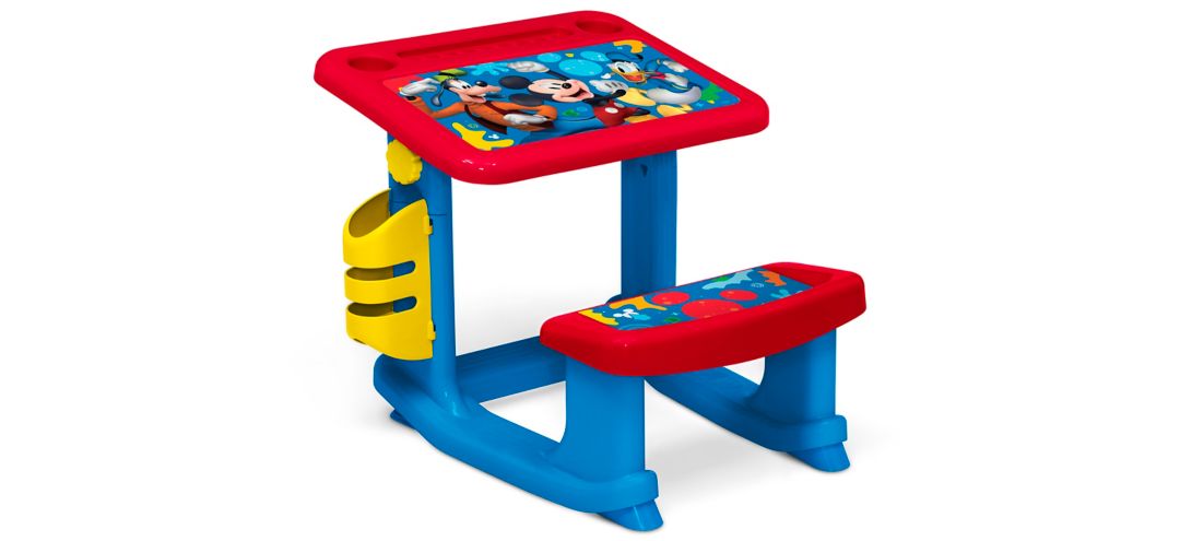 574287460 Disney Mickey Mouse Draw and Play Desk by Delta Ch sku 574287460