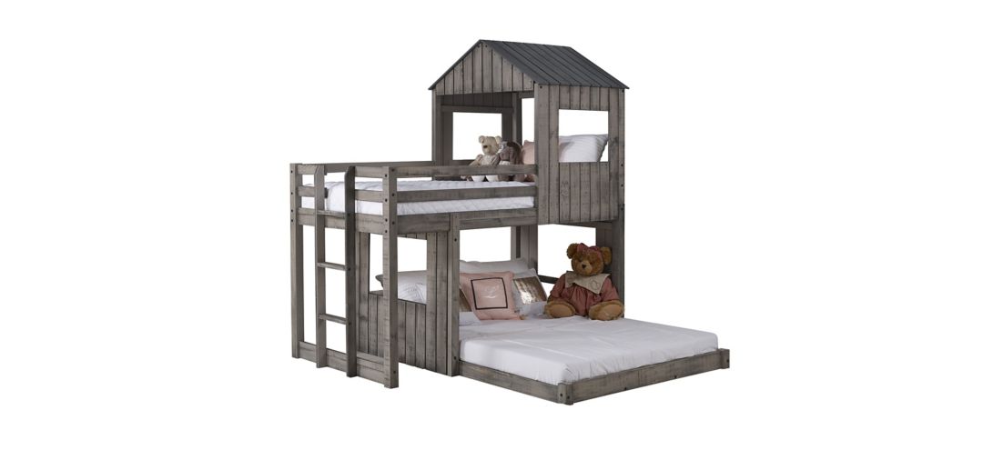 Twin Over Full Campsite Loft Bed