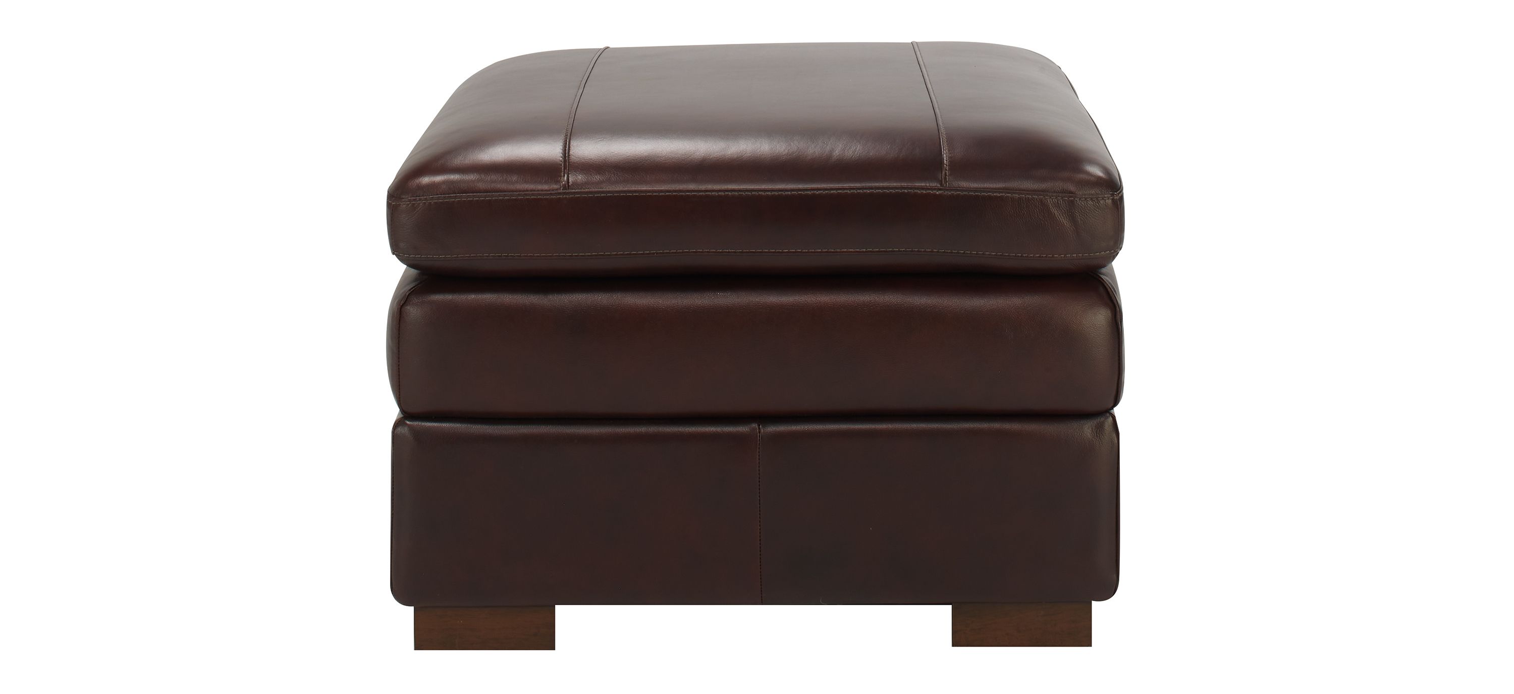 Leo Leather Cocktail Ottoman