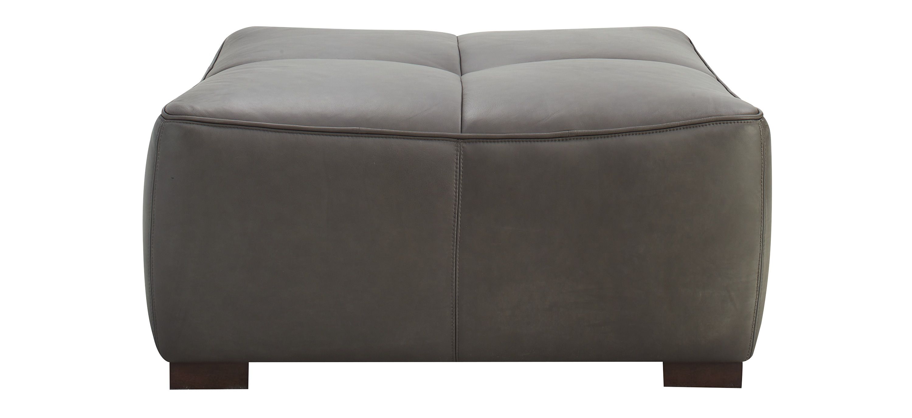 Burchill Leather Cocktail Ottoman
