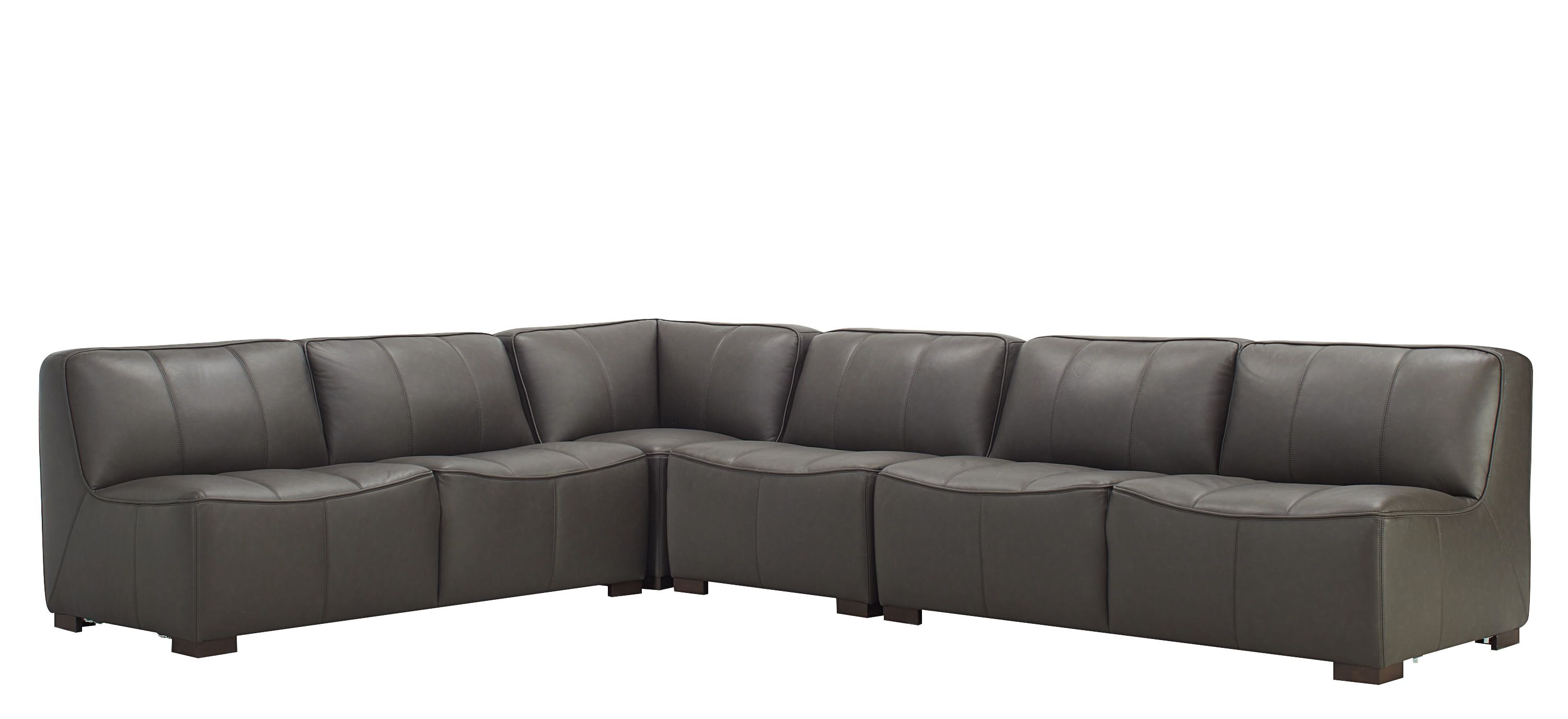 Burchill Leather 4-pc. Sectional