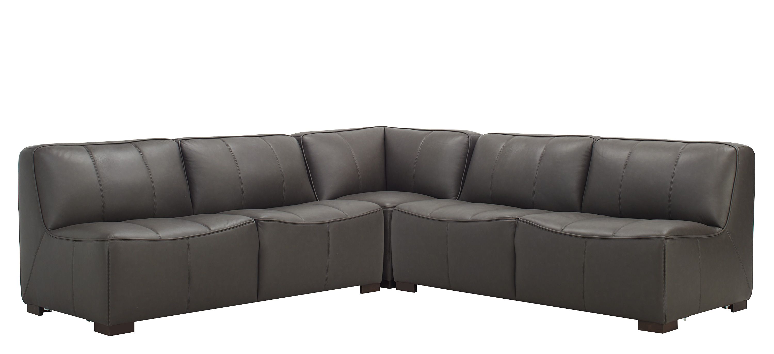 Burchill Leather 3-pc. Sectional