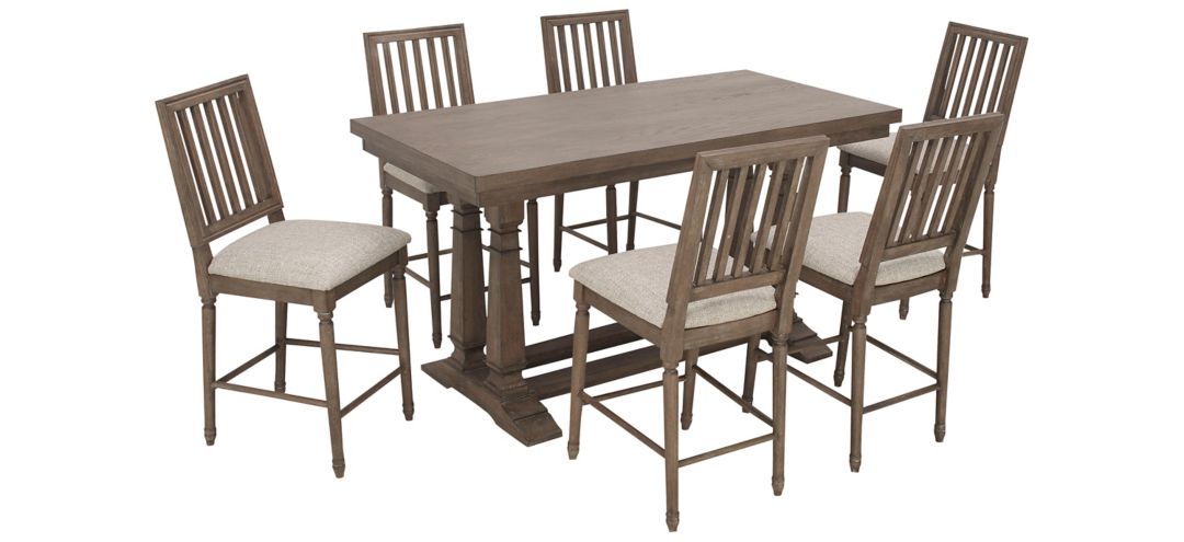 797054221 Londyn 7-pc. Counter-Height Dining Set sku 797054221