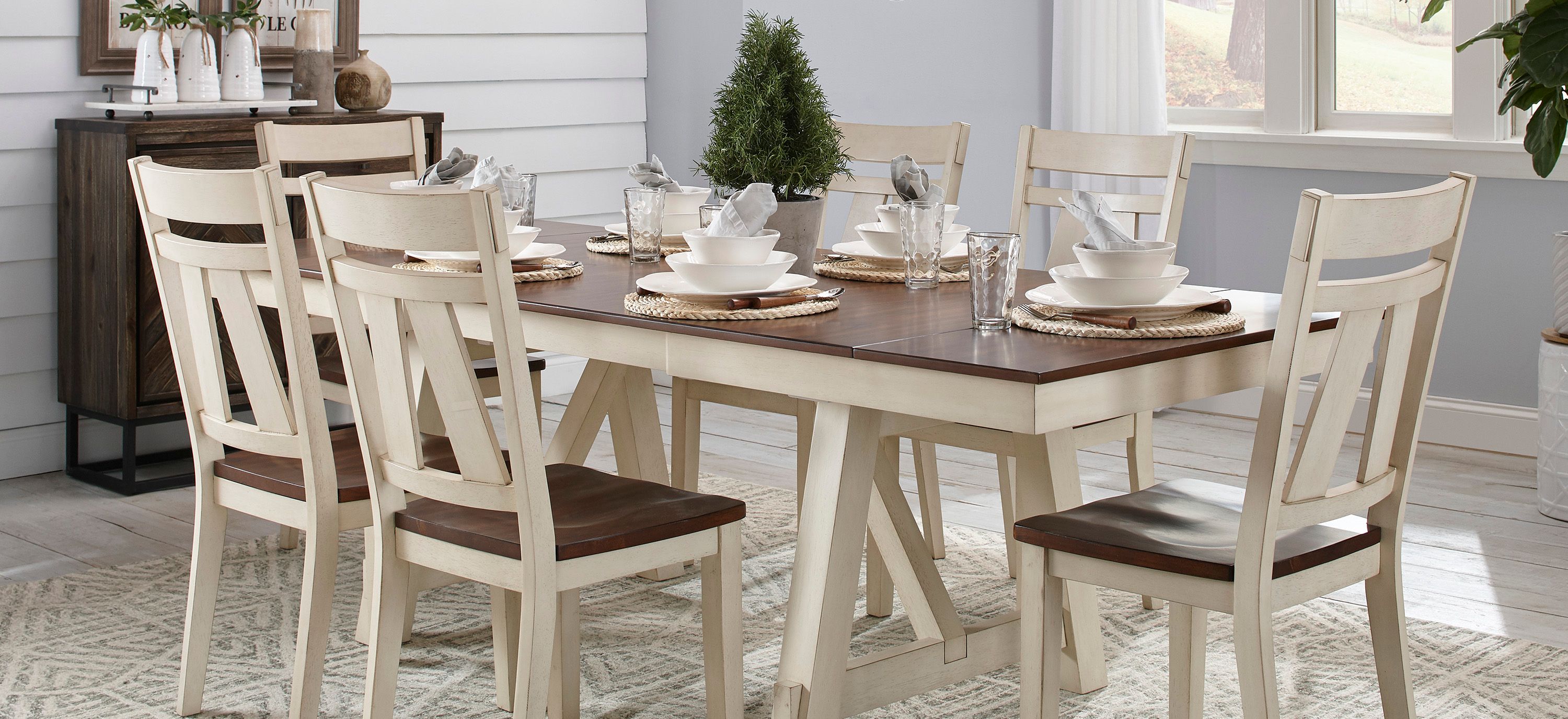 Vista Bay 7-pc. Dining Set | Raymour & Flanigan