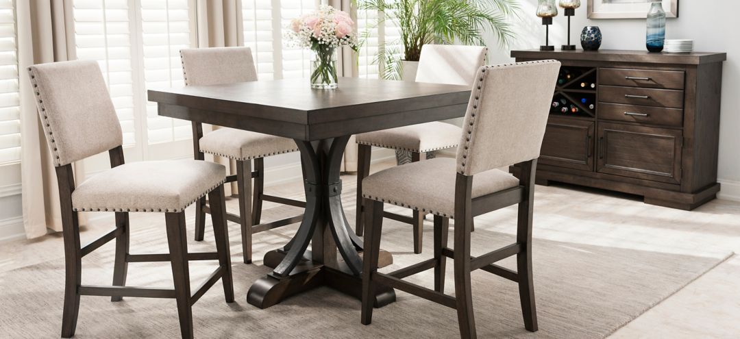 799184684 Halloway 5-pc. Counter-height Dining Set sku 799184684