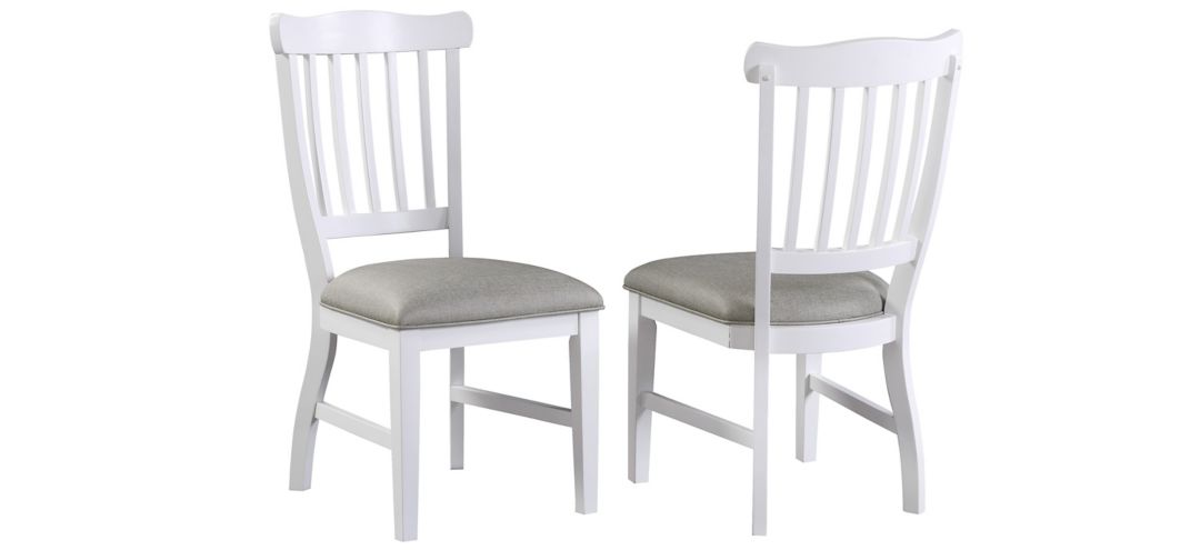 Bianco Tulip Side Chair: Set of 2