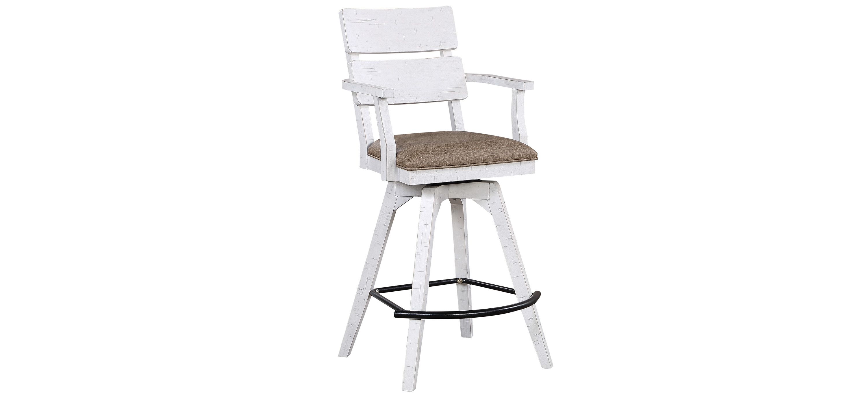 La Sierra Panel Back Bar Stool