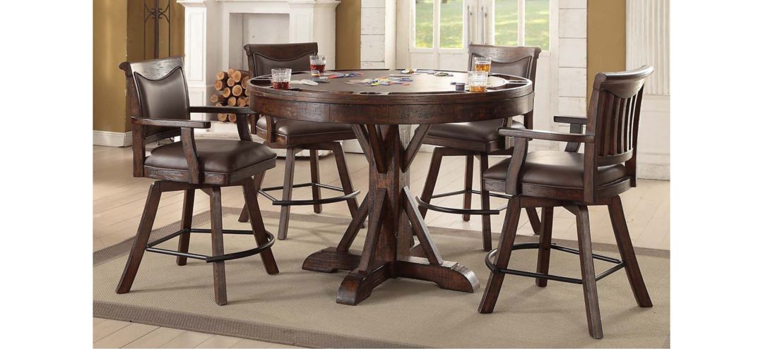 793211250 Gettysburg 5-pc. Counter-Height Gaming and Dining  sku 793211250