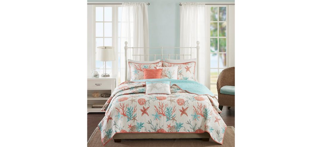 Pebble Beach 6-pc. Coverlet Set