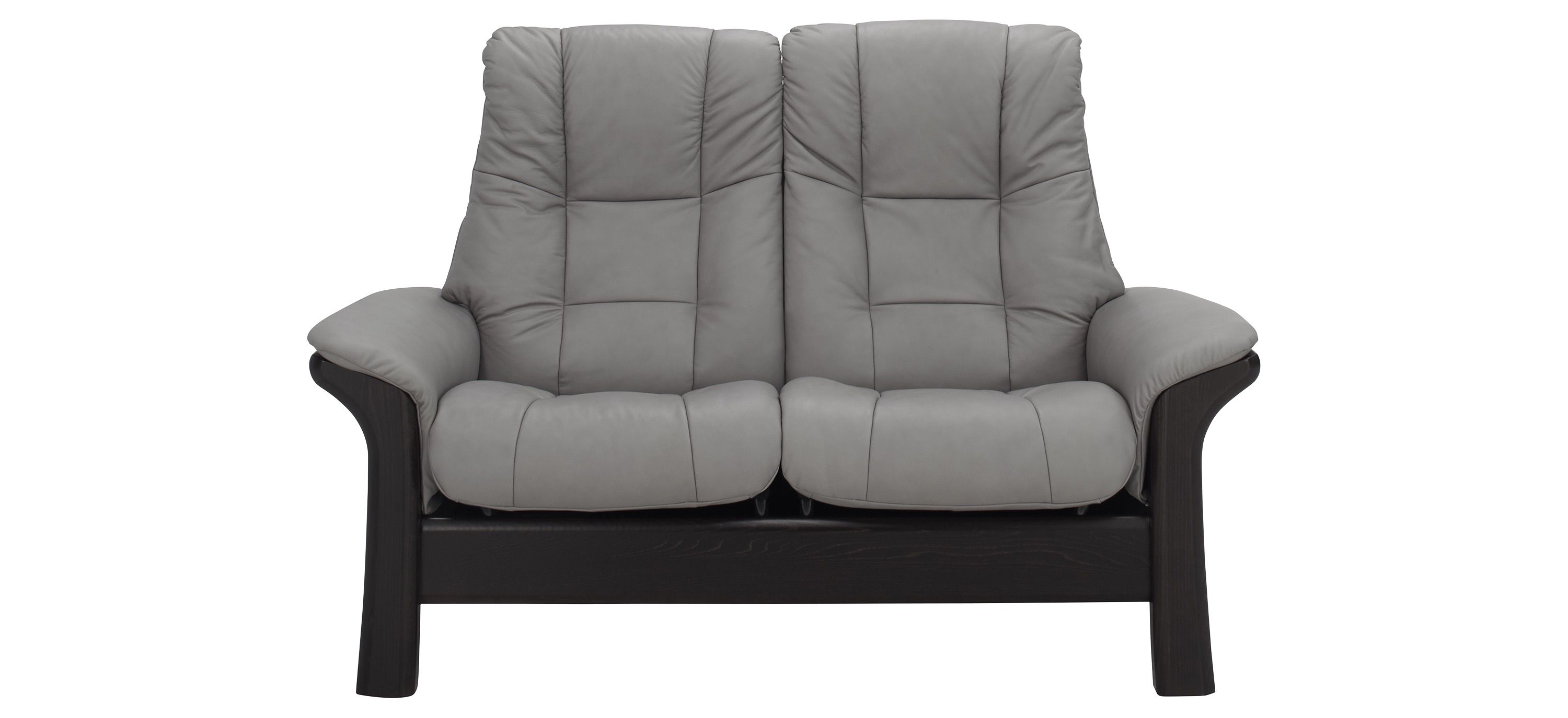Stressless Windsor Leather Reclining High-Back Loveseat