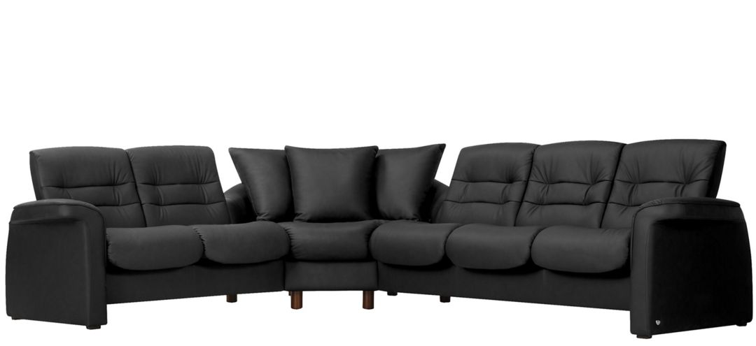 Stressless Sapphire 3-pc. Leather Reclining Sectional Sofa