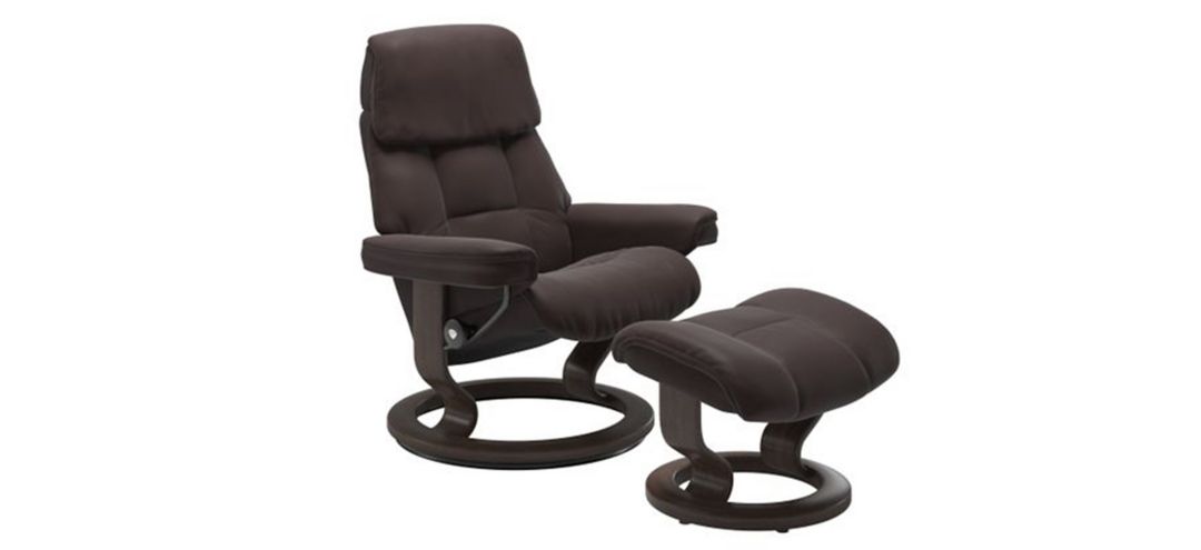 280215190 Stressless Ruby Small Classic Leather Reclining Ch sku 280215190