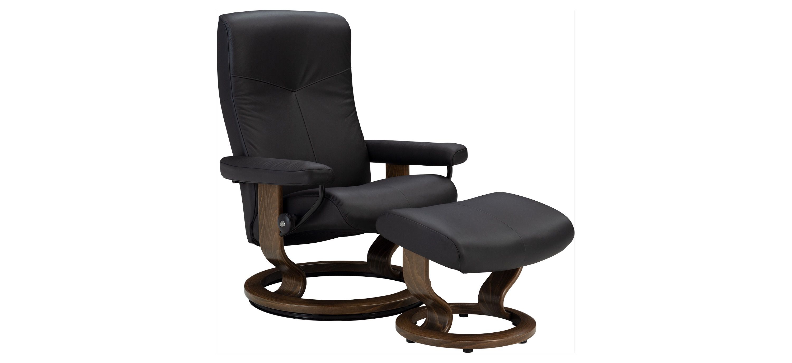 Stressless Dover Medium Chair w/Ottoman