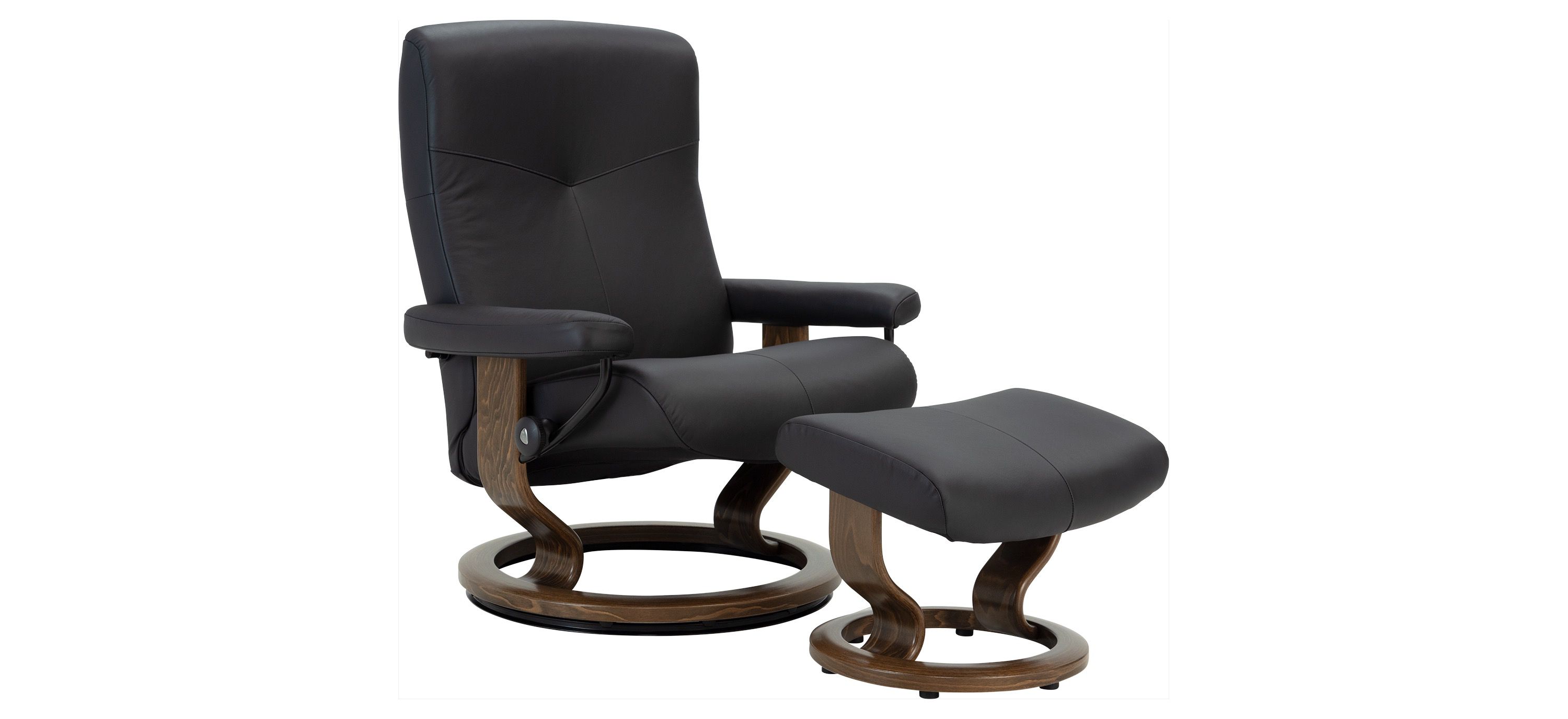 Stressless Dover Large Chair w/Ottoman