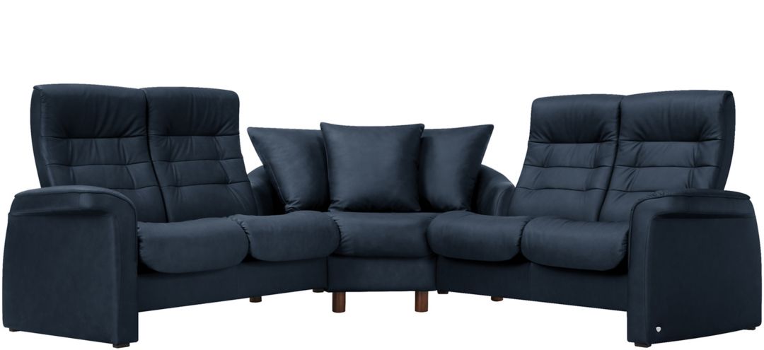 Stressless Sapphire 3-pc. Leather Reclining Sectional Sofa