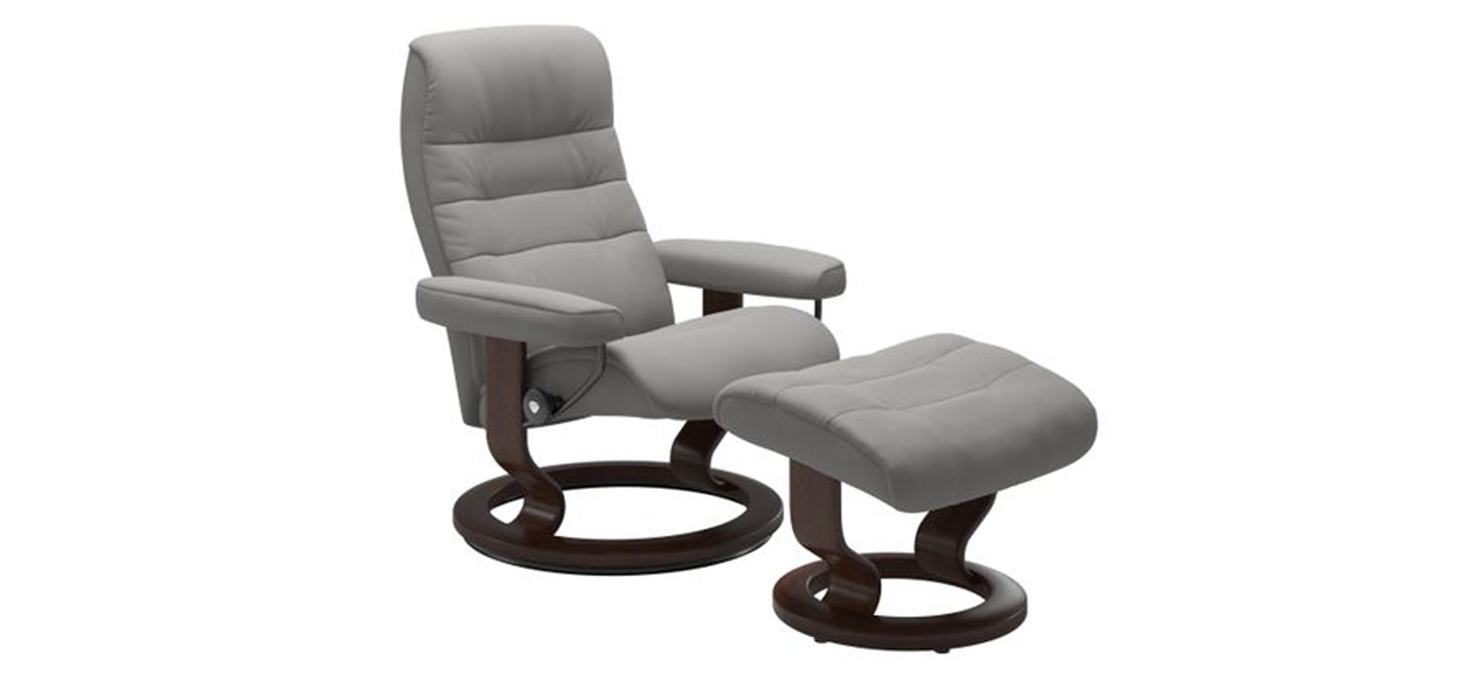 Stressless Opal Large Classic Reclining Chair and Ottoman