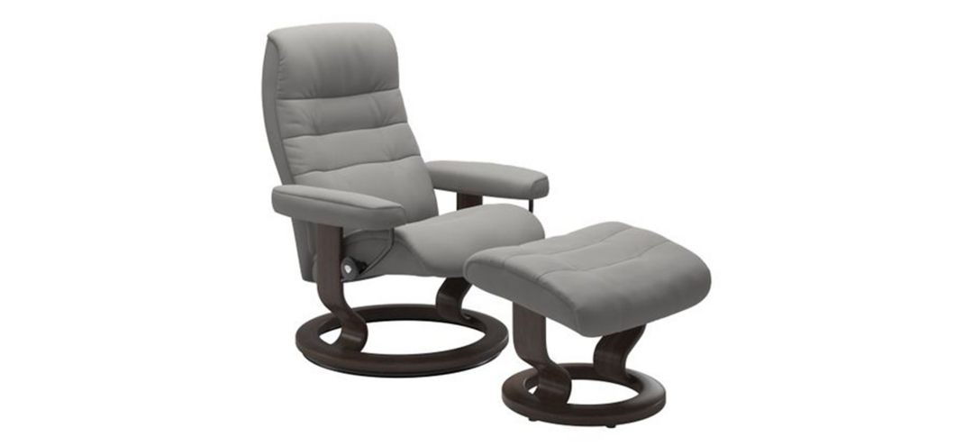 Stressless Opal Large Classic Reclining Chair and Ottoman