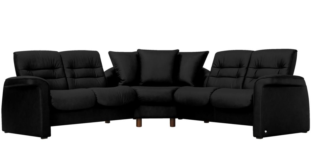 Stressless Sapphire 3-pc. Leather Reclining Sectional Sofa