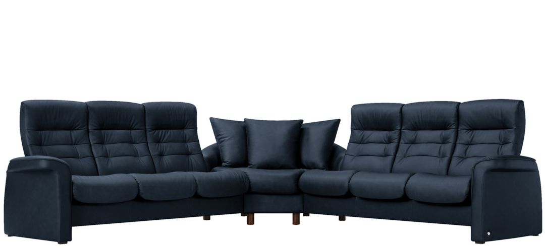 Stressless Sapphire 3-pc. Leather Reclining Sectional Sofa