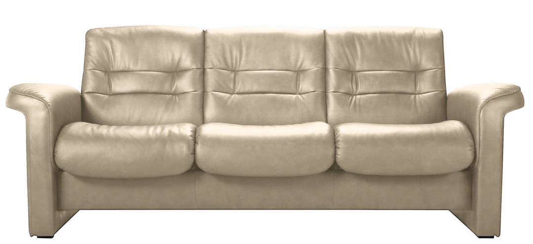 Stressless Sapphire Leather Reclining Low-Back Sofa