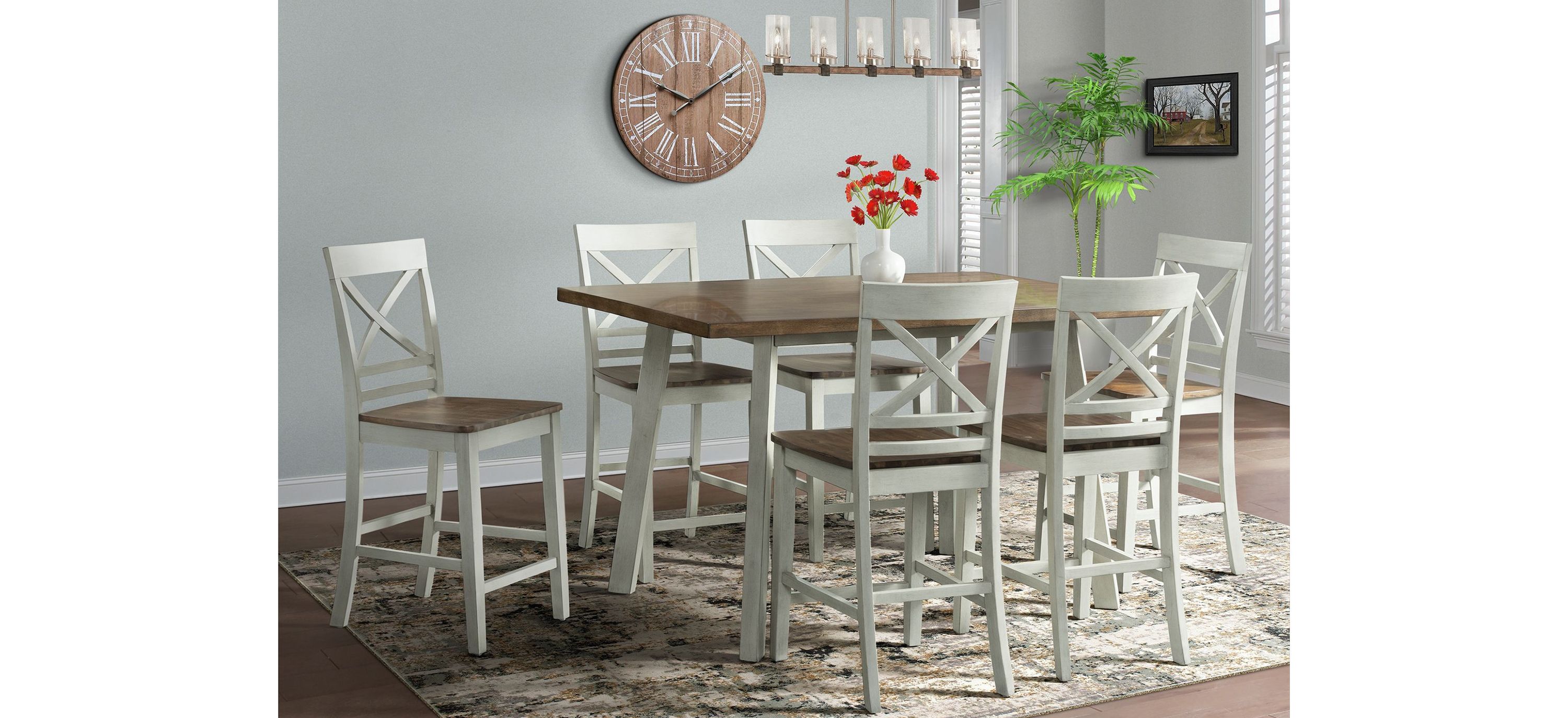 Bedford 7-pc. Counter- Height Dining Set