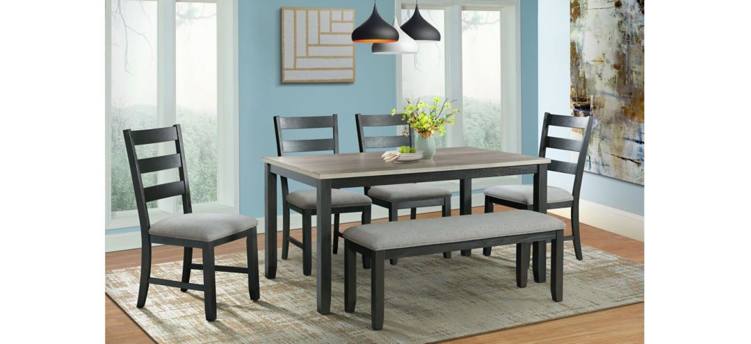 798064440 Glenwood 6-pc. Dining Set w/ Bench sku 798064440