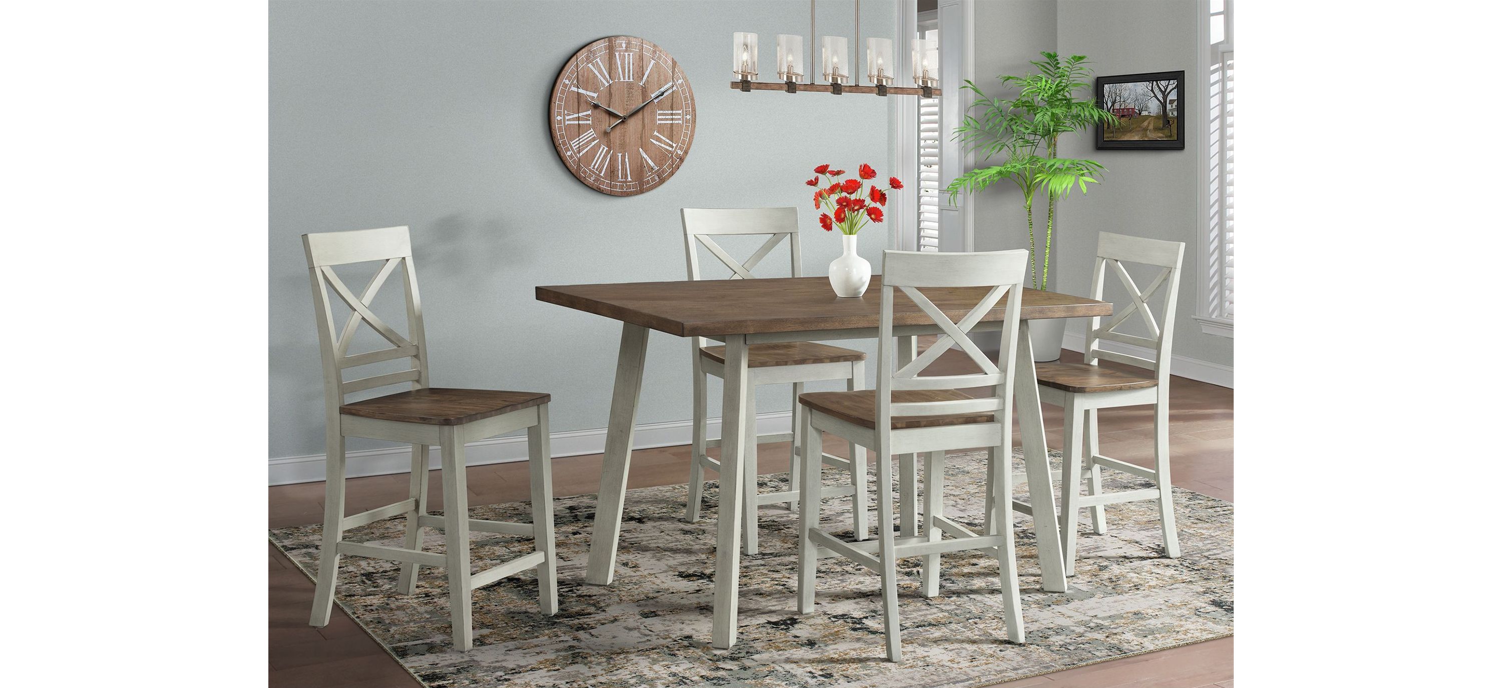 Bedford 5-pc. Counter- Height Dining Set