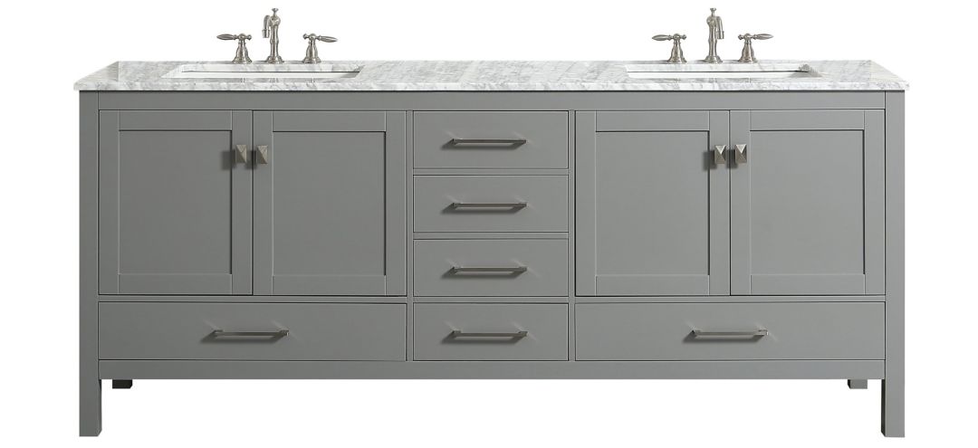 340221480 Sydney 84 Double Sink Bathroom Vanity sku 340221480