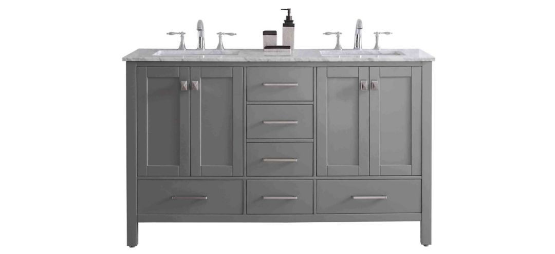 340244100 Sydney 60 Double Sink Bathroom Vanity sku 340244100