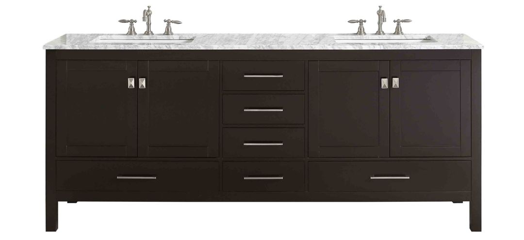 340278120 Sydney 78 Double Sink Bathroom Vanity sku 340278120