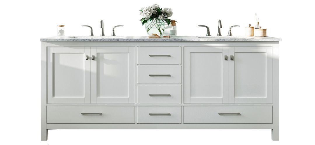 340284121 Sydney 84 Double Sink Bathroom Vanity sku 340284121