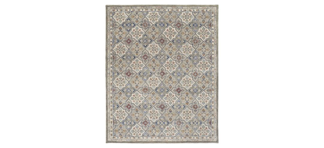 Rylan Tufted Persian Floral Area Rug