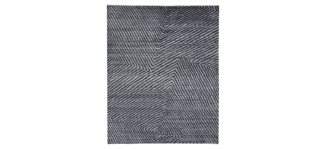 8046555FGRY000E10 Vivien Architectural Hand Knot Wool Area Rug sku 8046555FGRY000E10