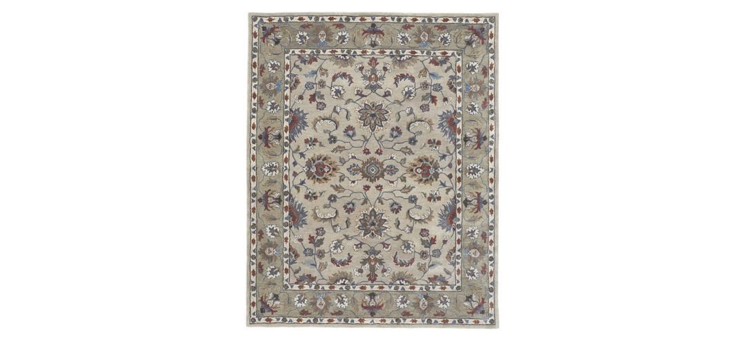 Rylan Tufted Persian Floral Area Rug