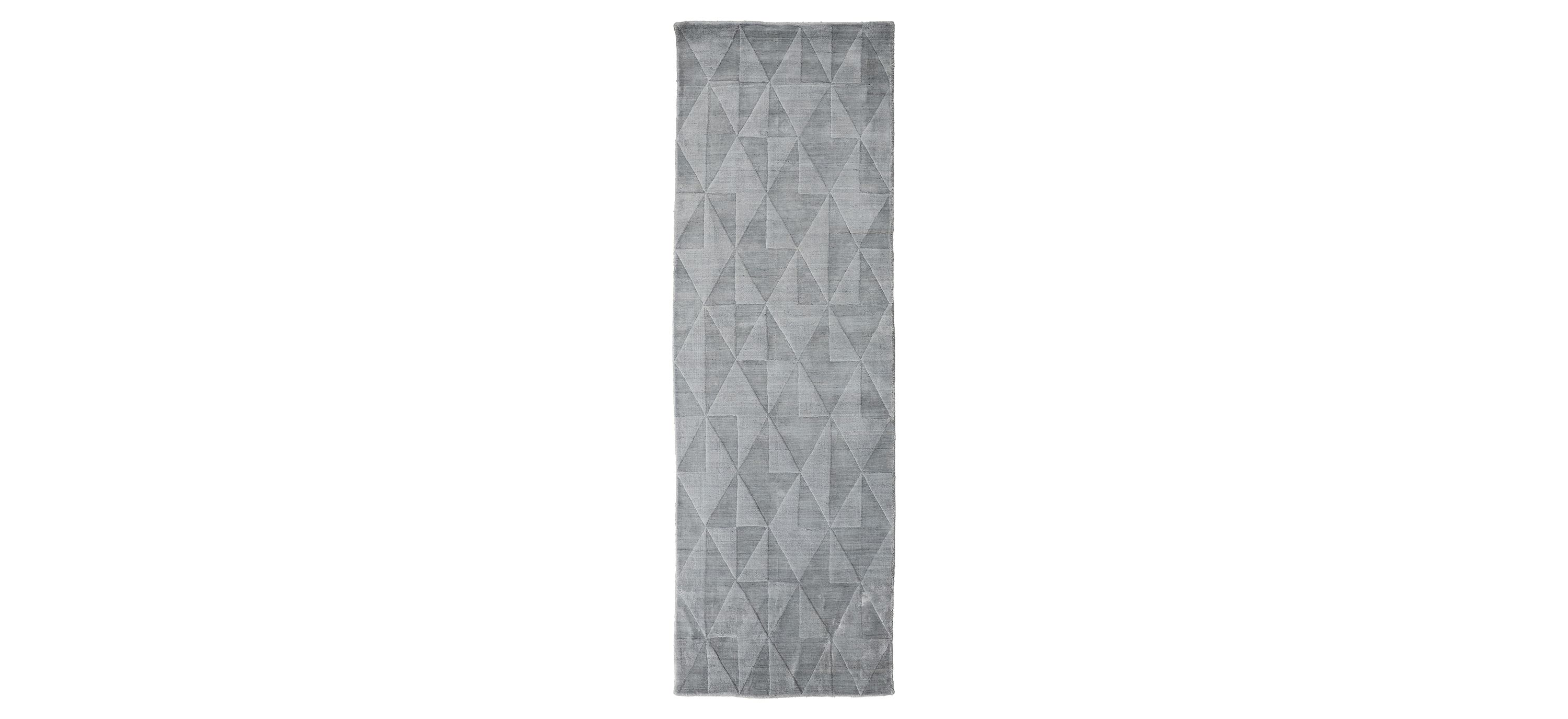 Gramercy Luxe Diamond Viscose High-low Area Rug