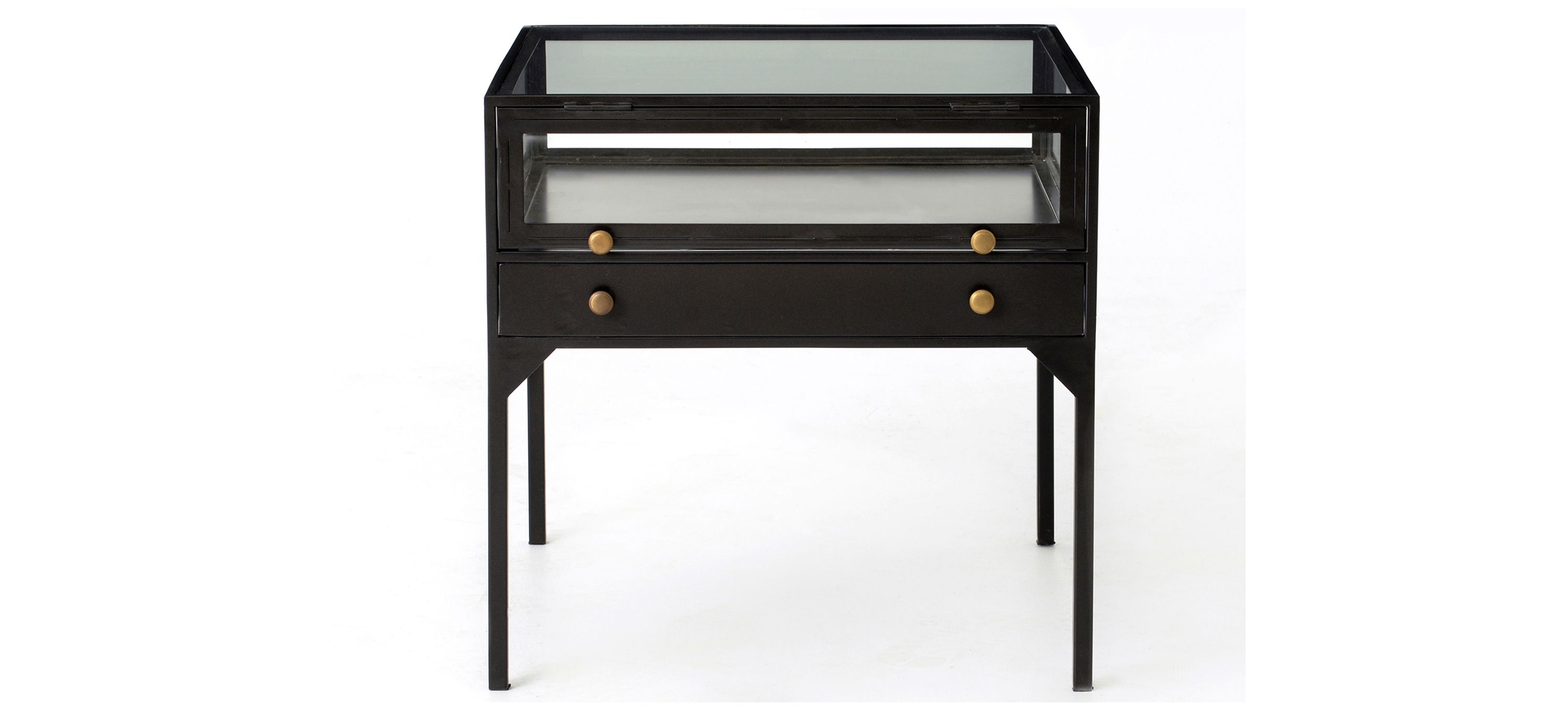 Shadow Box Square End Table