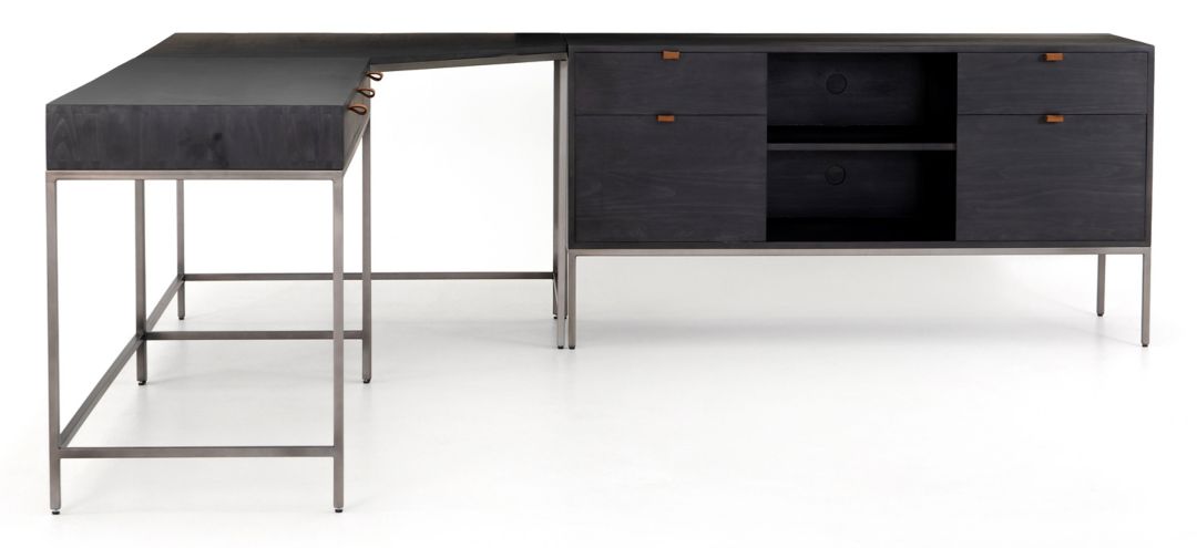 364110220 Edgefield Desk With Filing Credenza sku 364110220