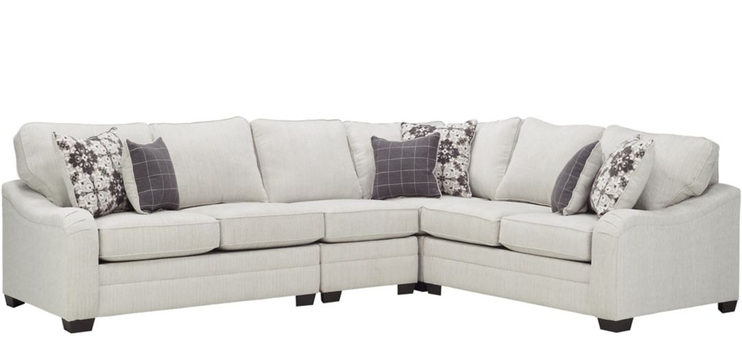 292033138 Caid 4-pc. Chenille Sectional Sofa sku 292033138