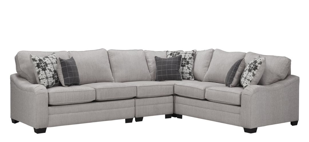 292033140 Caid 4-pc. Chenille Sectional sku 292033140